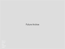Tablet Screenshot of future-archive.com